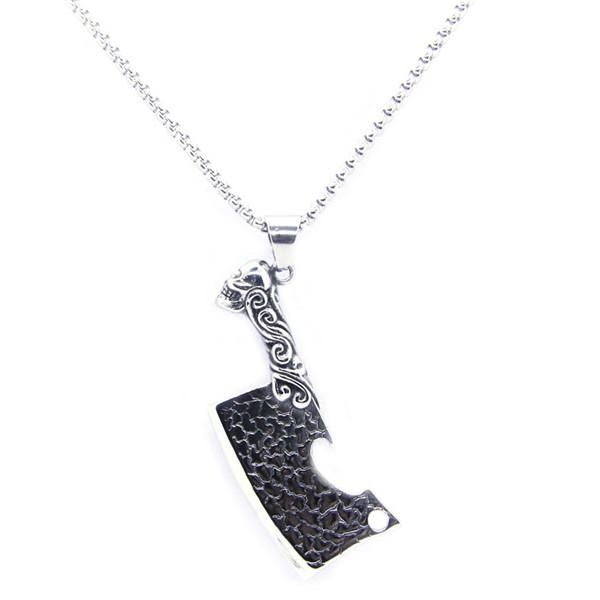 pendants coo knife pendant 316l stainless steel fashion silver polishing biker, Black
pendants coo knife pendant 316l stainless steel fashion silver polishing biker, Black
