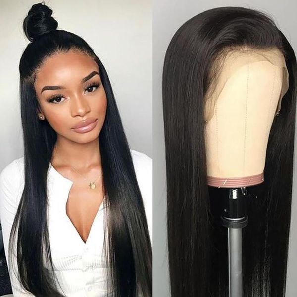lace wigs 13x4 front human hair for black women 150% density brazilian straight frontal with baby remy, Black;brown
lace wigs 13x4 front human hair for black women 150% density brazilian straight frontal with baby remy, Black;brown