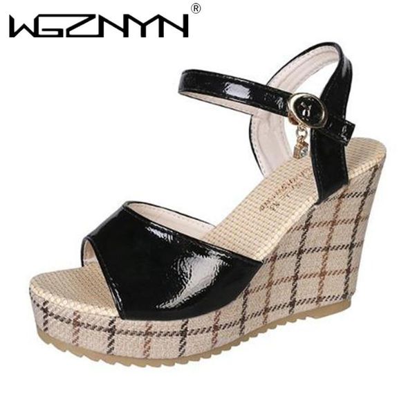 sandals 2021 summer women's platform wedges waterproof 10cm super high heel women shoes gingham outdoor fashion, Black
sandals 2021 summer women's platform wedges waterproof 10cm super high heel women shoes gingham outdoor fashion, Black