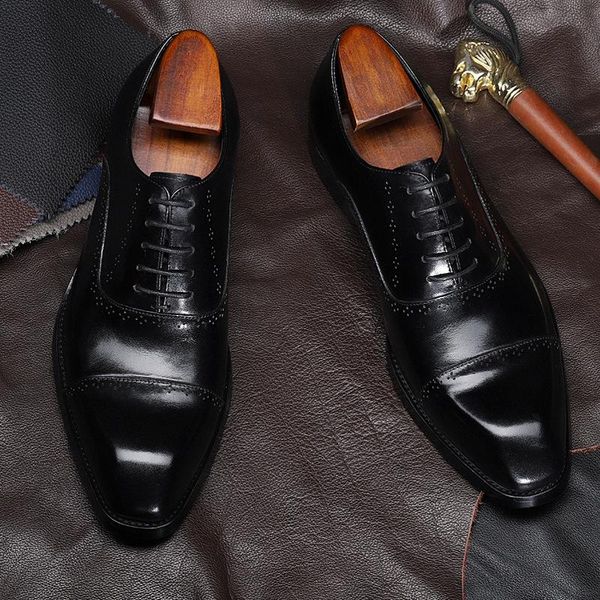 dress shoes handmade men genuine leather square toe lace-up oxford brogues italian brand wedding party platform for f4, Black
dress shoes handmade men genuine leather square toe lace-up oxford brogues italian brand wedding party platform for f4, Black