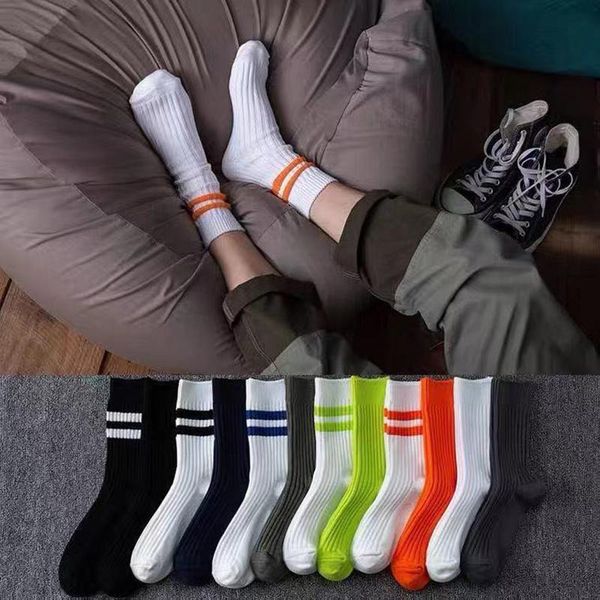 men's socks 2021 fashion and women's sports casual high purity contrast striped skateboard lovers middle cotton, Black
men's socks 2021 fashion and women's sports casual high purity contrast striped skateboard lovers middle cotton, Black