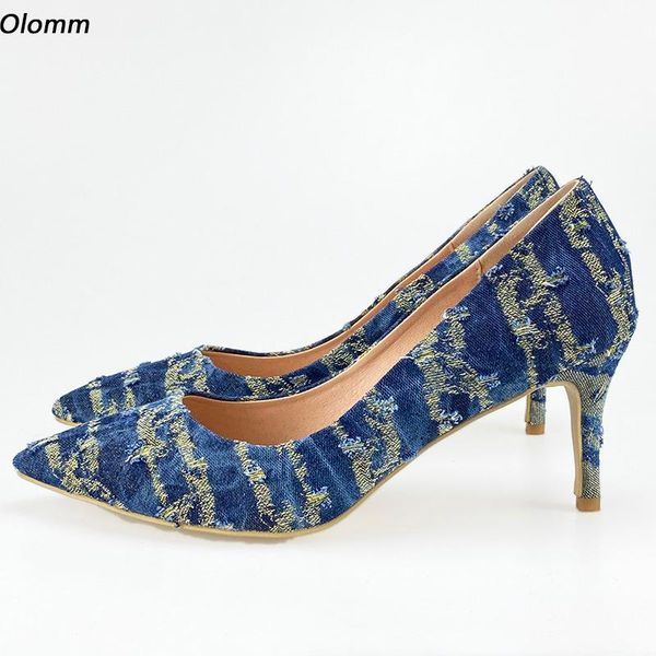 dress shoes ronticool arrival women denim pumps slim heels pointed toe pretty blue offie us plus size 5-15, Black
dress shoes ronticool arrival women denim pumps slim heels pointed toe pretty blue offie us plus size 5-15, Black