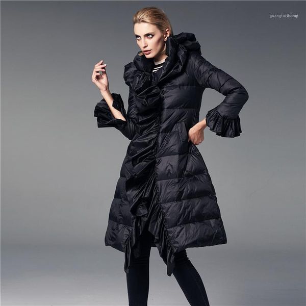 women's down & parkas 2021 jacket long female ladies coats vintage princess ruffles warm winter clothing1, Black
women's down & parkas 2021 jacket long female ladies coats vintage princess ruffles warm winter clothing1, Black