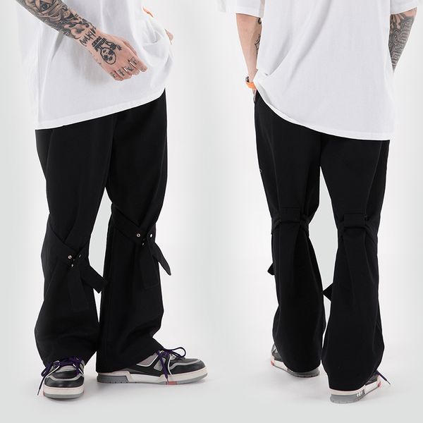 new 2021 high street knee ribbons camouflage cargo mens drawstring straight loose casual flare pants hip hop baggy trousers 3a8g, Black
new 2021 high street knee ribbons camouflage cargo mens drawstring straight loose casual flare pants hip hop baggy trousers 3a8g, Black