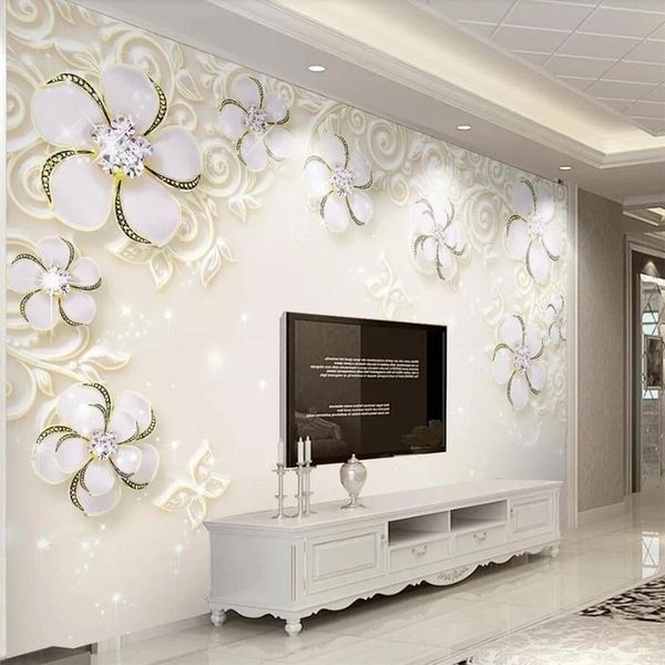 custom self-adhesive wallpaper 3d stereo p murals beautiful dream embossed white flower tv background wall papers home decor
custom self-adhesive wallpaper 3d stereo p murals beautiful dream embossed white flower tv background wall papers home decor