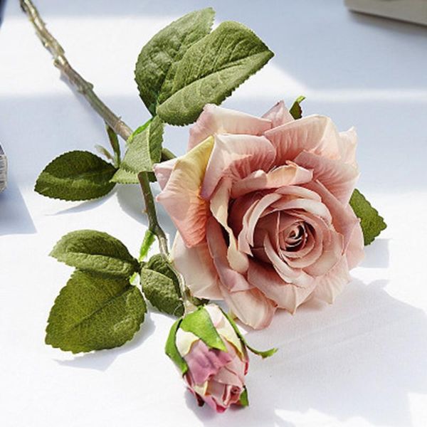 decorative flowers & wreaths 1 head and 2 buds artificial silk rose fake flower bouquet wedding party decor diy for home decora
decorative flowers & wreaths 1 head and 2 buds artificial silk rose fake flower bouquet wedding party decor diy for home decora