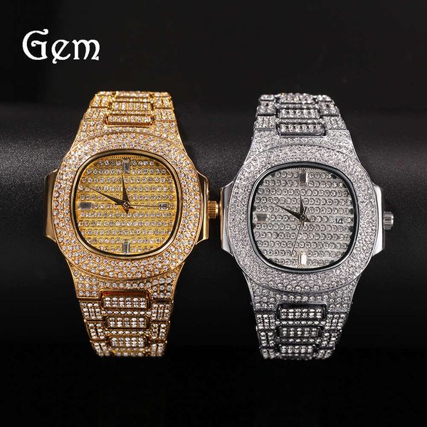 high end hip hop fashion men's watch new strap diamond calendar quartz watch student watch, Silver
high end hip hop fashion men's watch new strap diamond calendar quartz watch student watch, Silver