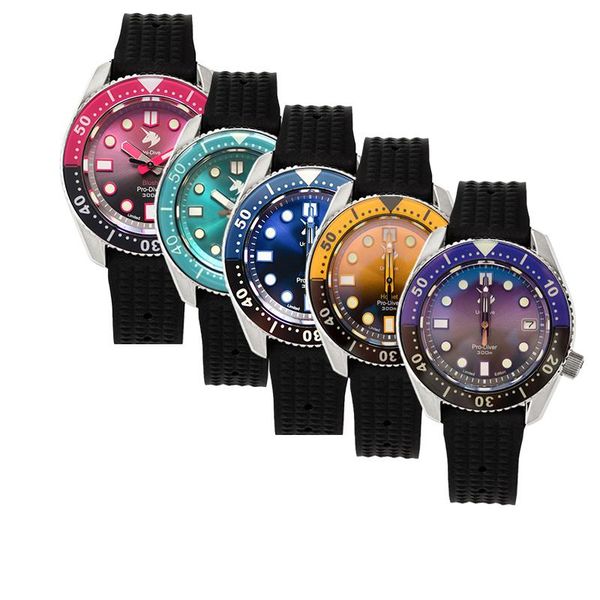 wristwatches proxima 2021 men's watches mechanical wristwatch for men classic automatic watch rubber strap sports diver clocks reloj ho, Slivery;brown
wristwatches proxima 2021 men's watches mechanical wristwatch for men classic automatic watch rubber strap sports diver clocks reloj ho, Slivery;brown