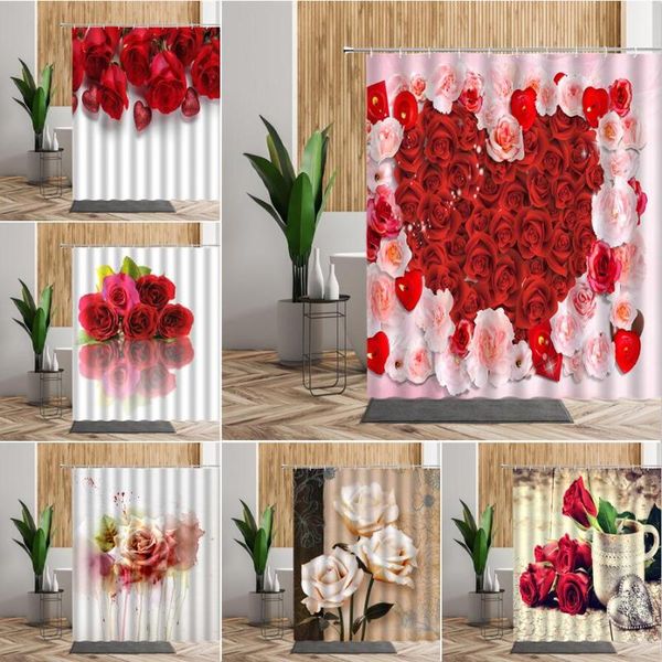 shower curtains red rose flower set purple bath curtain waterproof fabric home bathtub decoration valentine's day bathroom decor
shower curtains red rose flower set purple bath curtain waterproof fabric home bathtub decoration valentine's day bathroom decor