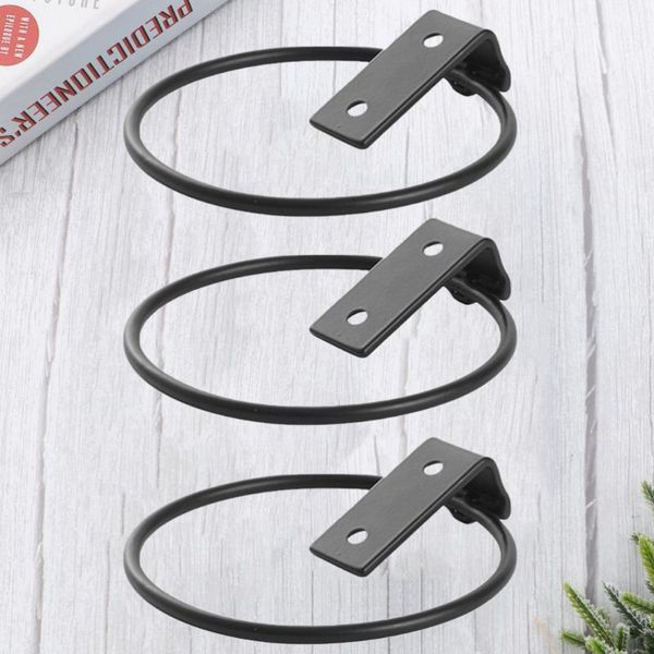 hooks & rails 3pcs wall mounted flower pot tray metal iron ring flowerpot bracket planter (13.5x11x6.5cm)
hooks & rails 3pcs wall mounted flower pot tray metal iron ring flowerpot bracket planter (13.5x11x6.5cm)