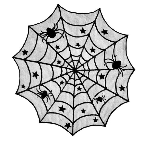 party decoration halloween black lace spiderweb table cloth 100cm covers window hanging horror
party decoration halloween black lace spiderweb table cloth 100cm covers window hanging horror