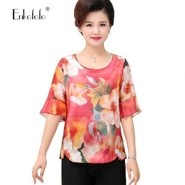 women's blouses & shirts 2021 casual shirt retro print short sleeve summer blouse women fashion round neck 5xl plus size female loose t, White
women's blouses & shirts 2021 casual shirt retro print short sleeve summer blouse women fashion round neck 5xl plus size female loose t, White