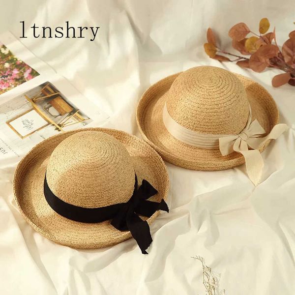 2019 summer female women's bow hat wide brim floppy sun hat wide side dome beach women hat raffia protect travel casual caps x0707, Blue;gray
2019 summer female women's bow hat wide brim floppy sun hat wide side dome beach women hat raffia protect travel casual caps x0707, Blue;gray
