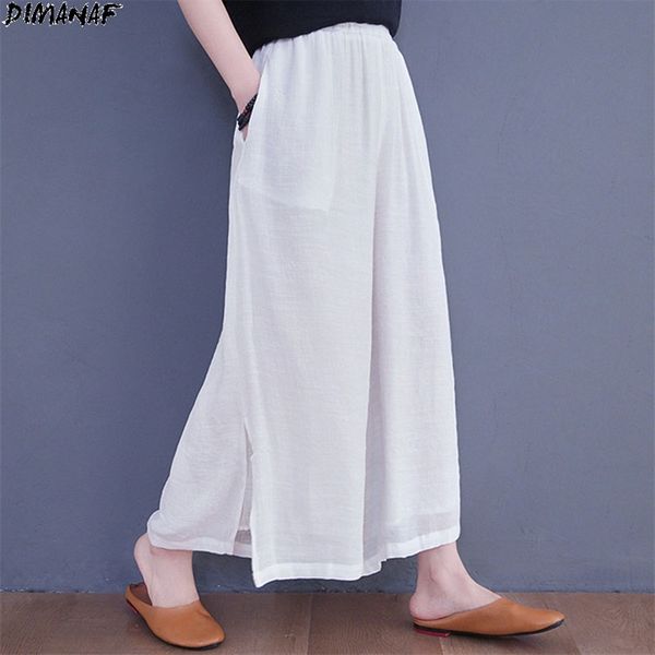 plus size women linen pants high elastic vintage female home wear fashion slacks wide leg pant oversize loose 210531, Black;white
plus size women linen pants high elastic vintage female home wear fashion slacks wide leg pant oversize loose 210531, Black;white
