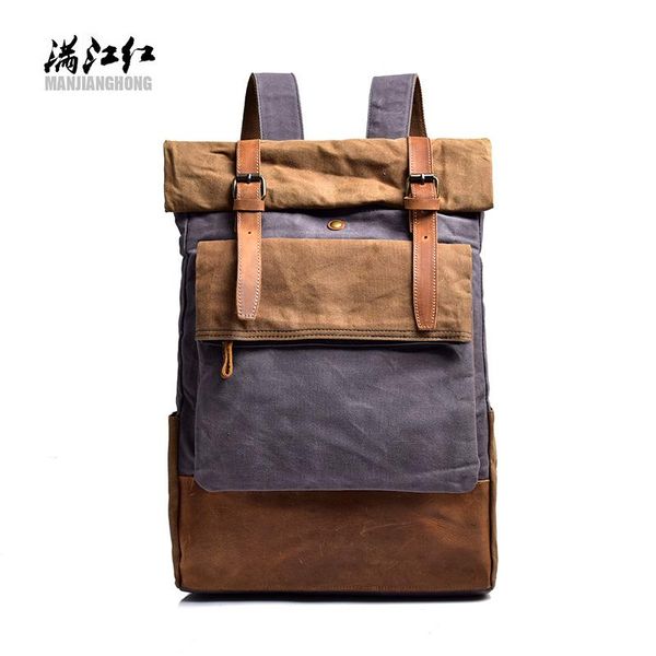 backpack manjianghong mochilas para homens vintage canvas bagpack men rugzak boys anti theft school shoulder bag for man rugtas
backpack manjianghong mochilas para homens vintage canvas bagpack men rugzak boys anti theft school shoulder bag for man rugtas