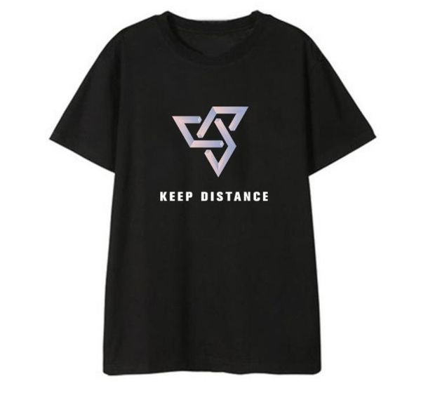 women's t-shirt kpop nuest seventeen keep distance same printing o neck t shirt summer style short sleeve 3 colors, White
women's t-shirt kpop nuest seventeen keep distance same printing o neck t shirt summer style short sleeve 3 colors, White