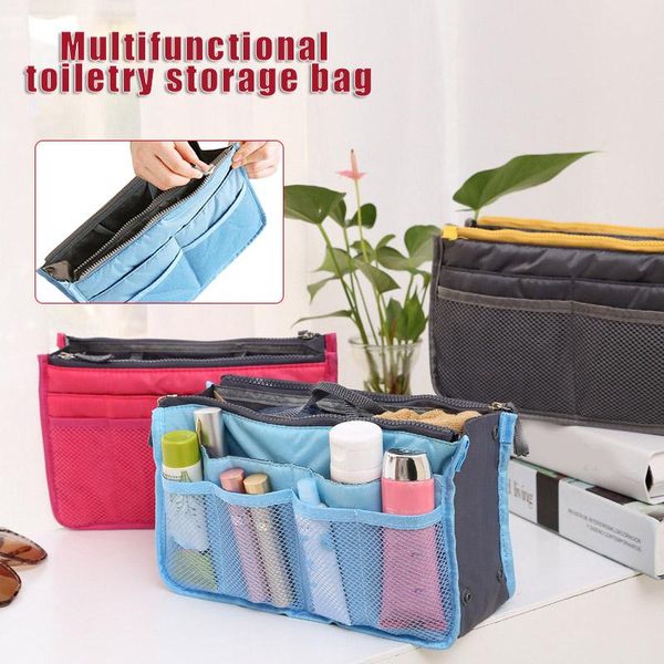 storage bags women men double zipper bag travel insert organizer handbag lady makeup cosmetic female tote ali88
storage bags women men double zipper bag travel insert organizer handbag lady makeup cosmetic female tote ali88