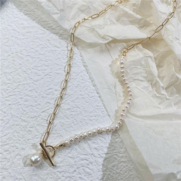 chains baroque freshwater pearl charm choker necklace chain gold ot clasp beaded for women jewelry, Silver
chains baroque freshwater pearl charm choker necklace chain gold ot clasp beaded for women jewelry, Silver