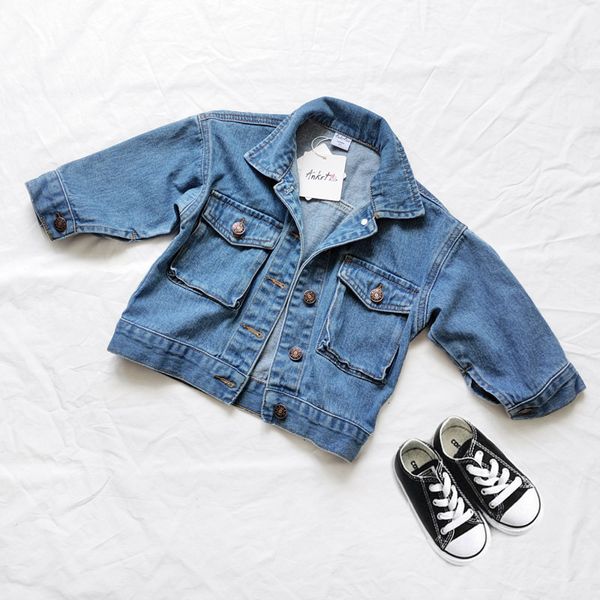2021 kids denim coat new autumn-winter jacket for boys fashion parent-child clothes long sleeve girls single-breasted casual pmx7, Blue;gray
2021 kids denim coat new autumn-winter jacket for boys fashion parent-child clothes long sleeve girls single-breasted casual pmx7, Blue;gray