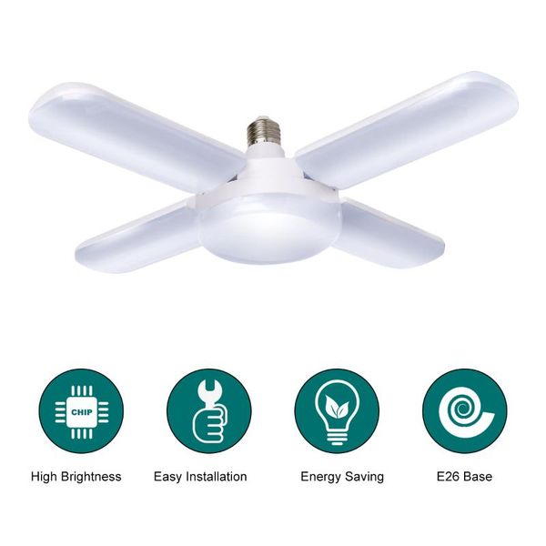 60w led fan bulb foldable e27 super bright fan blade light, ac 220v factory garage workshop, industrial lighting energy saving
60w led fan bulb foldable e27 super bright fan blade light, ac 220v factory garage workshop, industrial lighting energy saving