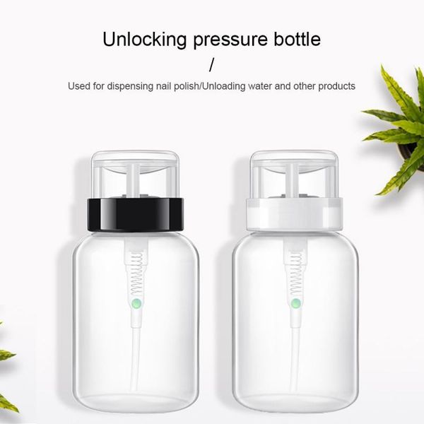 storage bottles & jars 200ml refillable empty plastic nail polish remover alcohol liquid press bottle travel dispenser drop
storage bottles & jars 200ml refillable empty plastic nail polish remover alcohol liquid press bottle travel dispenser drop