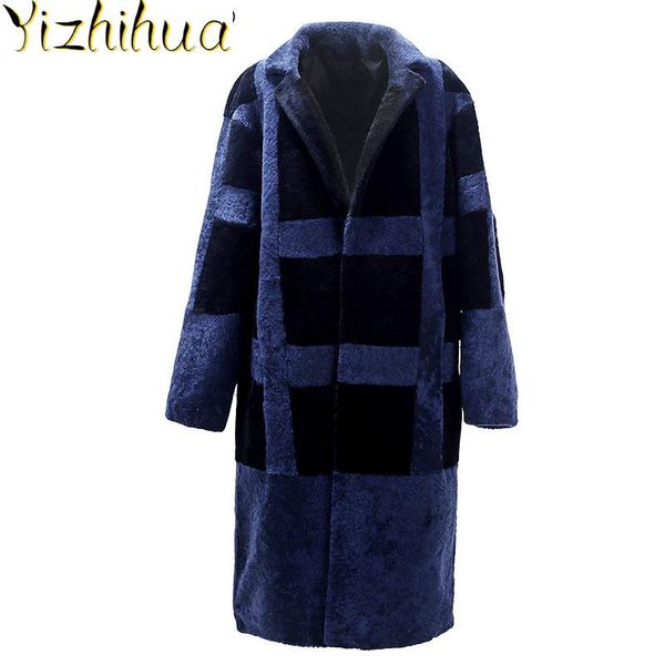 men's leather & faux azazel real fur coat men winter 200% natural wool jacket sheep shearling long coats luxury jackets lw-26226 kj2423, Black
men's leather & faux azazel real fur coat men winter 200% natural wool jacket sheep shearling long coats luxury jackets lw-26226 kj2423, Black