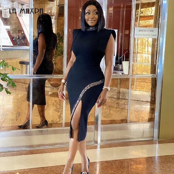 casual dresses 2021 black sleeveless tights split rayon bandage dress elegant banquet vestidos, Black;gray
casual dresses 2021 black sleeveless tights split rayon bandage dress elegant banquet vestidos, Black;gray