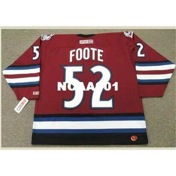 001s #52 adam foote avalanche 2003 ccm alternate hockey jersey or custom any name or number retro jersey, Black
001s #52 adam foote avalanche 2003 ccm alternate hockey jersey or custom any name or number retro jersey, Black