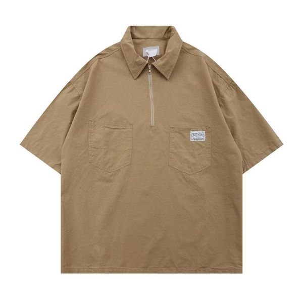men's polos mens short sleeve lapel loose t-shirt fashion street trend clothing color summer 2021 -40, White;black
men's polos mens short sleeve lapel loose t-shirt fashion street trend clothing color summer 2021 -40, White;black