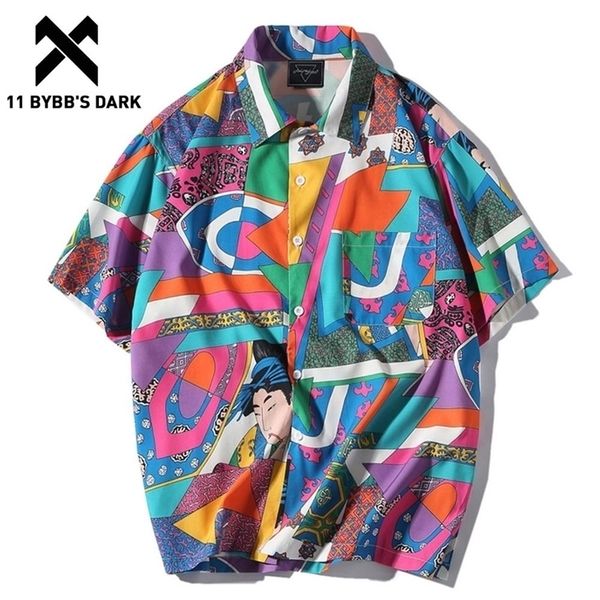 11 bybb's dark summer vintage hawaiian shirts men hip hop japanese streetwear ukiyoe casual shirt man loose short sleeve shirts, White;black
11 bybb's dark summer vintage hawaiian shirts men hip hop japanese streetwear ukiyoe casual shirt man loose short sleeve shirts, White;black