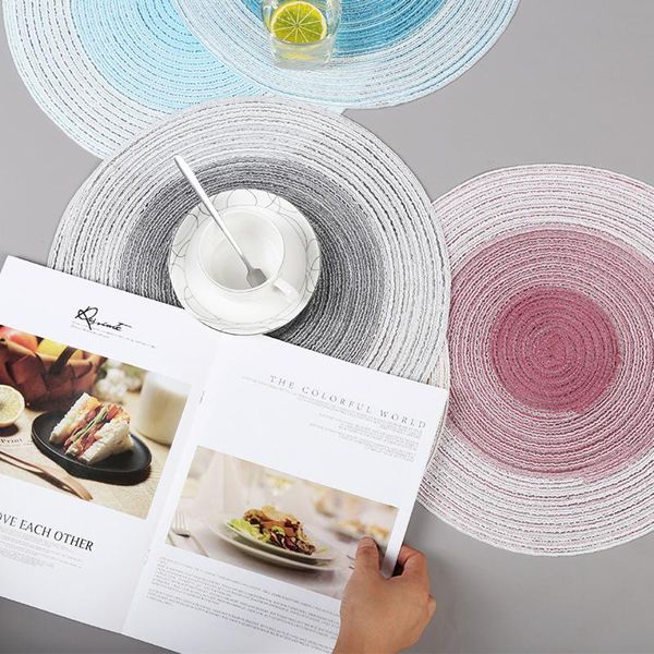 mats & pads 2pcs/set round placemat cotton woven heat-resistant non-slip washable table for dining 14.2 inch
mats & pads 2pcs/set round placemat cotton woven heat-resistant non-slip washable table for dining 14.2 inch