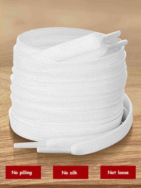 classic shoe laces white black flat shoelaces for sneakers laces shoe strings 70/90/100/120/140/160cm high-quality shoelace h1106, White;pink
classic shoe laces white black flat shoelaces for sneakers laces shoe strings 70/90/100/120/140/160cm high-quality shoelace h1106, White;pink