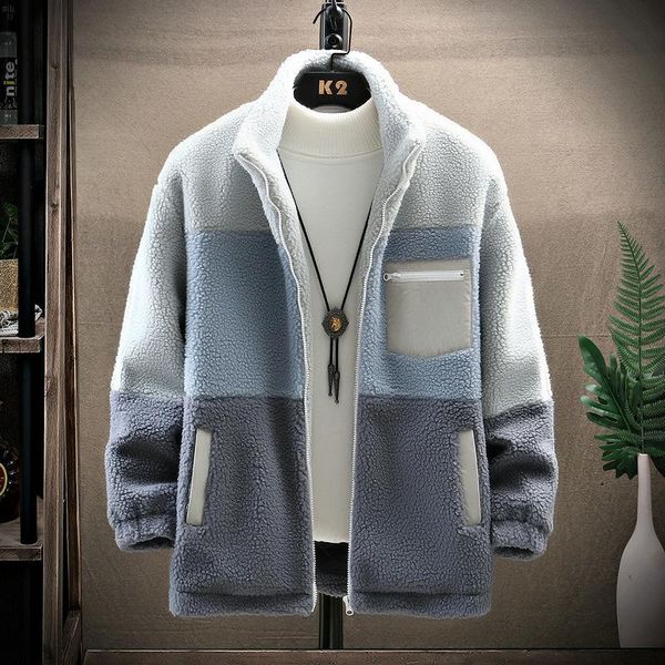 2021 winter men's faux cashmere trendy fashion loose thick warm multicolor jacket, Black;brown
2021 winter men's faux cashmere trendy fashion loose thick warm multicolor jacket, Black;brown