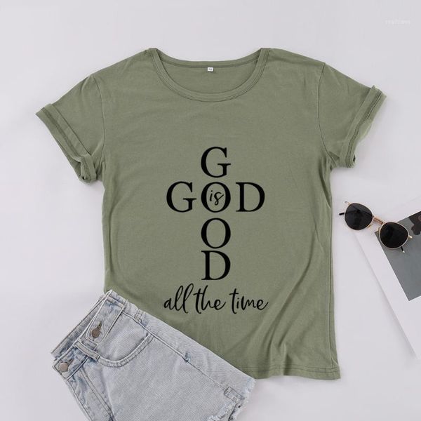christian god is good all the time jesus ian t shirts letters funny black cotton short sleeve t-shirt tees for ladies girl women's, White
christian god is good all the time jesus ian t shirts letters funny black cotton short sleeve t-shirt tees for ladies girl women's, White