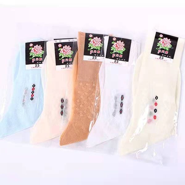 peony brand women's old-fashioned jacquard kabulon nylon stockings with loose heel, Black;white
peony brand women's old-fashioned jacquard kabulon nylon stockings with loose heel, Black;white