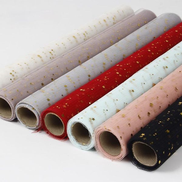 gift wrap 48cm x 5yard bronzing star moon yarn starry sky wrapped flower gauze mesh rose packaging bouquet wrapping paper
gift wrap 48cm x 5yard bronzing star moon yarn starry sky wrapped flower gauze mesh rose packaging bouquet wrapping paper