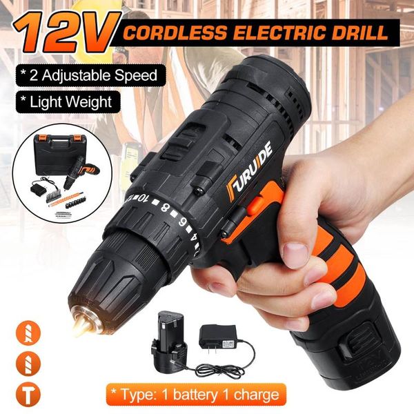 professiona electric drills impact cordless drill screwdriver 2 battery power hand tools driver with bits set 12v rechargeable speed lithium
professiona electric drills impact cordless drill screwdriver 2 battery power hand tools driver with bits set 12v rechargeable speed lithium