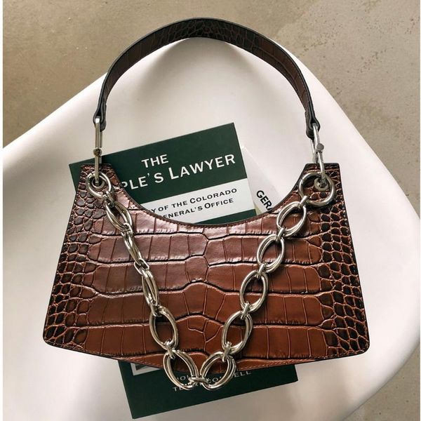 shoulder bags crocodile pattern chain baguette armpit bag female 2021 leather cowhide single purses clutches sliver metal handbags
shoulder bags crocodile pattern chain baguette armpit bag female 2021 leather cowhide single purses clutches sliver metal handbags