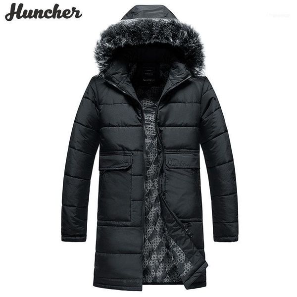 huncher men's jacket men warm 2021 winter coat solid casual cotton puffer parka windproof black for style1
huncher men's jacket men warm 2021 winter coat solid casual cotton puffer parka windproof black for style1