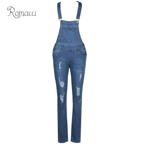 women's jumpsuits & rompers romacci denim overalls women ripped sleeveless jumpsuit casual romper elegant ladies pants slim dungarees 2, Black;white
women's jumpsuits & rompers romacci denim overalls women ripped sleeveless jumpsuit casual romper elegant ladies pants slim dungarees 2, Black;white