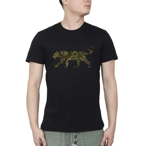 men's t-shirts double exposure animals leopard gift idea fashion for men sale, White;black
men's t-shirts double exposure animals leopard gift idea fashion for men sale, White;black