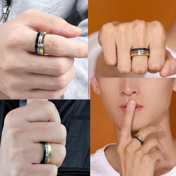 cluster rings boho jewelry fashion date numerals rotatable finger gold ring punk rider stainless steel male women 2021tred, Golden;silver
cluster rings boho jewelry fashion date numerals rotatable finger gold ring punk rider stainless steel male women 2021tred, Golden;silver