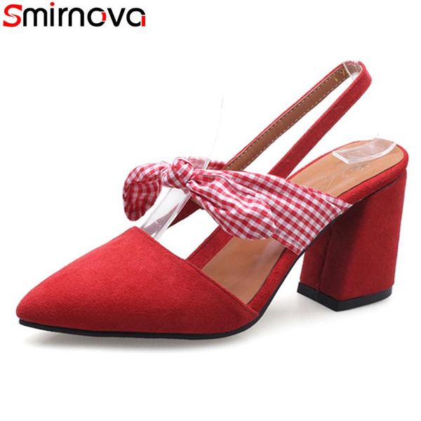 dress shoes smirnova 2021 fashion a rrival women pumps thick high heels poinetd toe sweet butterfly-knot black red pink party
dress shoes smirnova 2021 fashion a rrival women pumps thick high heels poinetd toe sweet butterfly-knot black red pink party