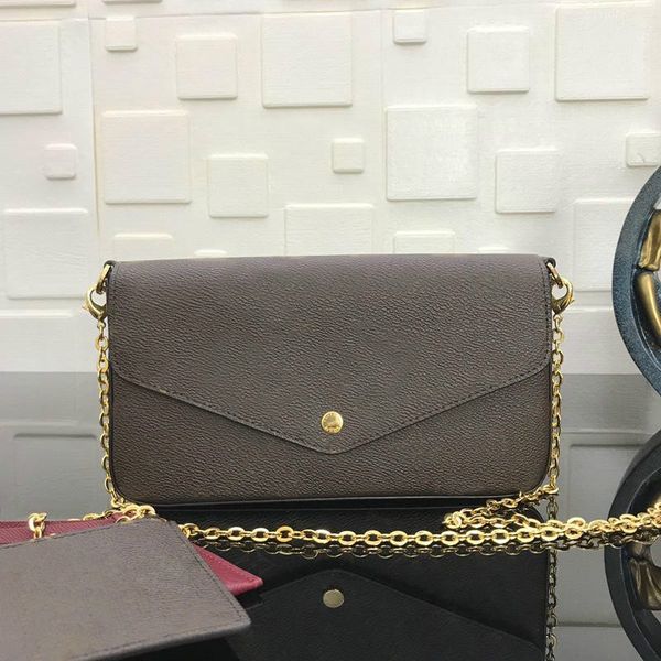 brand removable women tote designer handbag hobo shoulder bag silver chain vintage with clutchbag box felicie pochette m xxxah, Red;black
brand removable women tote designer handbag hobo shoulder bag silver chain vintage with clutchbag box felicie pochette m xxxah, Red;black