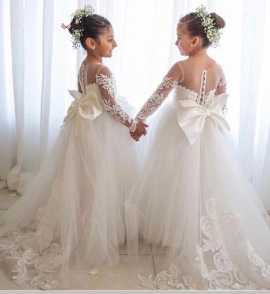 girl's dresses flower girls long sleeves lace appliques vestidos de noiva formal party gowns for1, Red;yellow
girl's dresses flower girls long sleeves lace appliques vestidos de noiva formal party gowns for1, Red;yellow