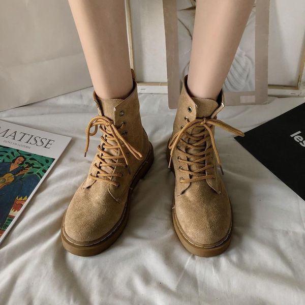 boots cool girl autumn female retro wild lace-up short thin section street shooting british fan fashion, Black
boots cool girl autumn female retro wild lace-up short thin section street shooting british fan fashion, Black