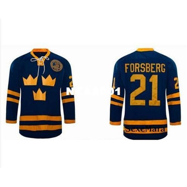 001 #21 peter forsberg jersey team sweden ice hockey jersey custom your name or number embroidery jersey, Black
001 #21 peter forsberg jersey team sweden ice hockey jersey custom your name or number embroidery jersey, Black