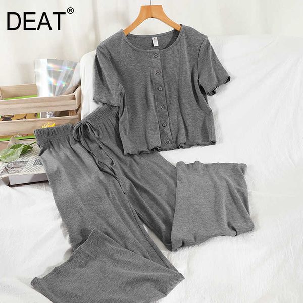 deat women round-neck t-shirt drawstring long pants arrivals two piece set temperament fashion spring summer 11d843 210709, White
deat women round-neck t-shirt drawstring long pants arrivals two piece set temperament fashion spring summer 11d843 210709, White