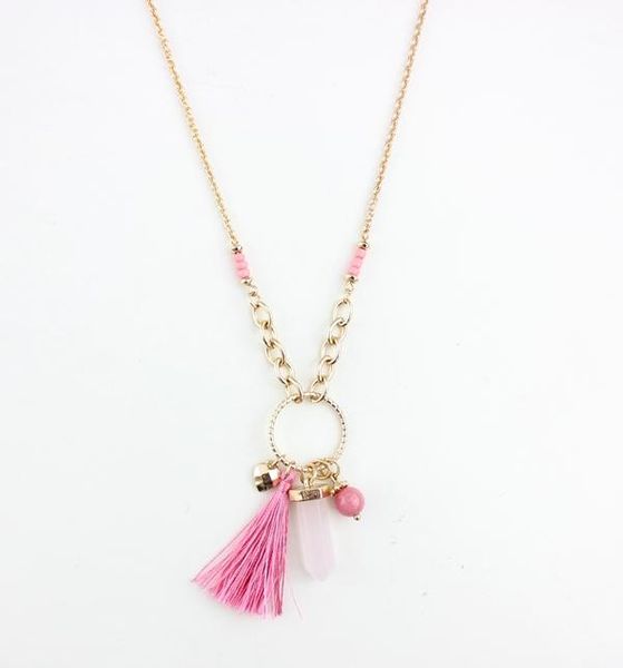 pendant necklaces lovely pink leather tassel necklace bohemia crystal women fashion jewelry wholesale, Silver
pendant necklaces lovely pink leather tassel necklace bohemia crystal women fashion jewelry wholesale, Silver