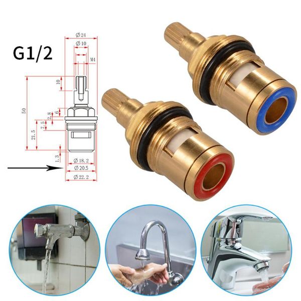 kitchen faucets faucet cartridge 1/2" 20 teeth universal replacement tap valves brass ceramic inner valve for bathroom
kitchen faucets faucet cartridge 1/2" 20 teeth universal replacement tap valves brass ceramic inner valve for bathroom
